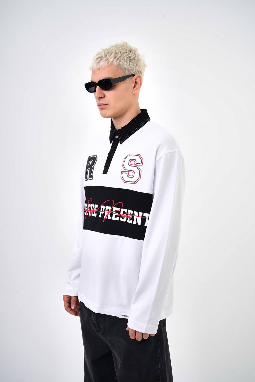 POLO MANCHE WHITE 5003