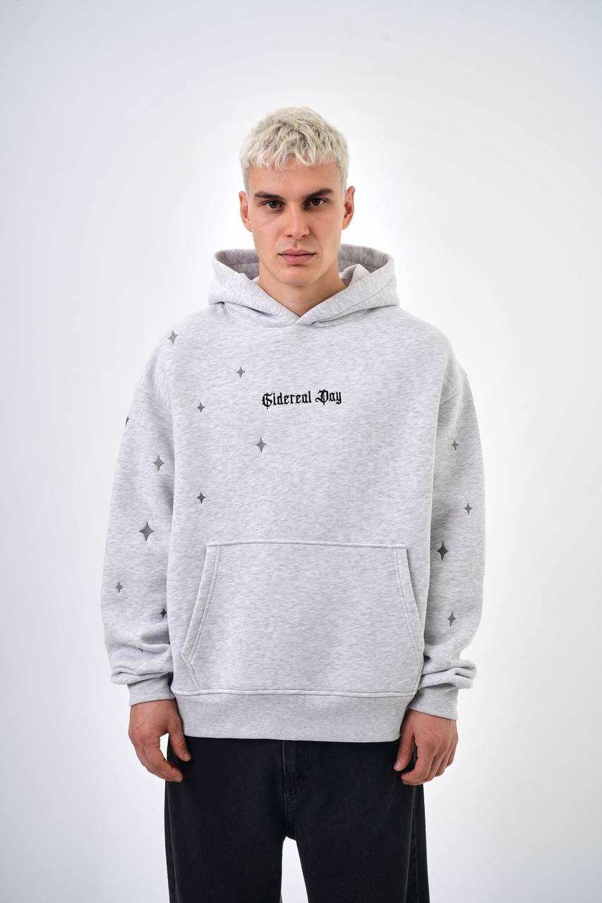 HOODIE OVERSIZE GREY 5016