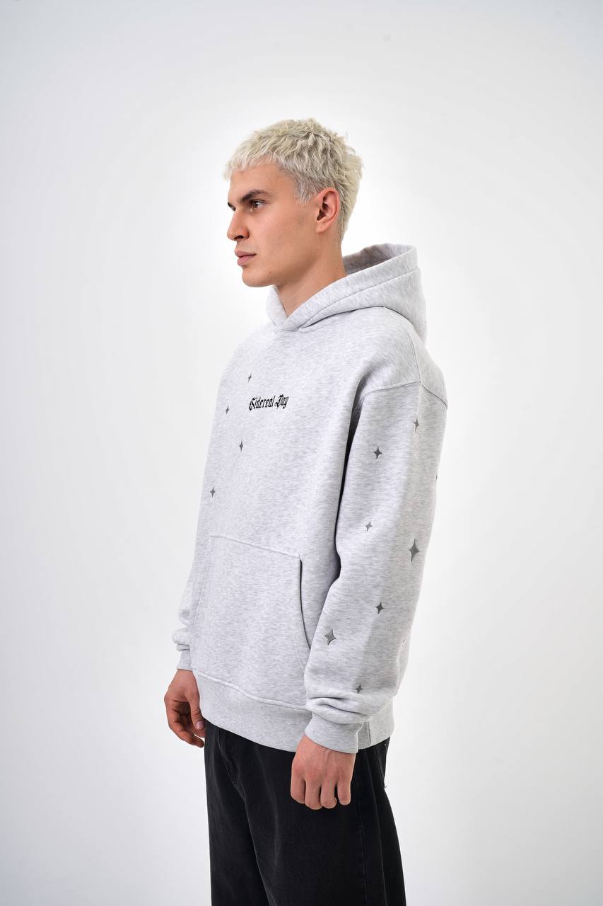 HOODIE OVERSIZE GREY 5016