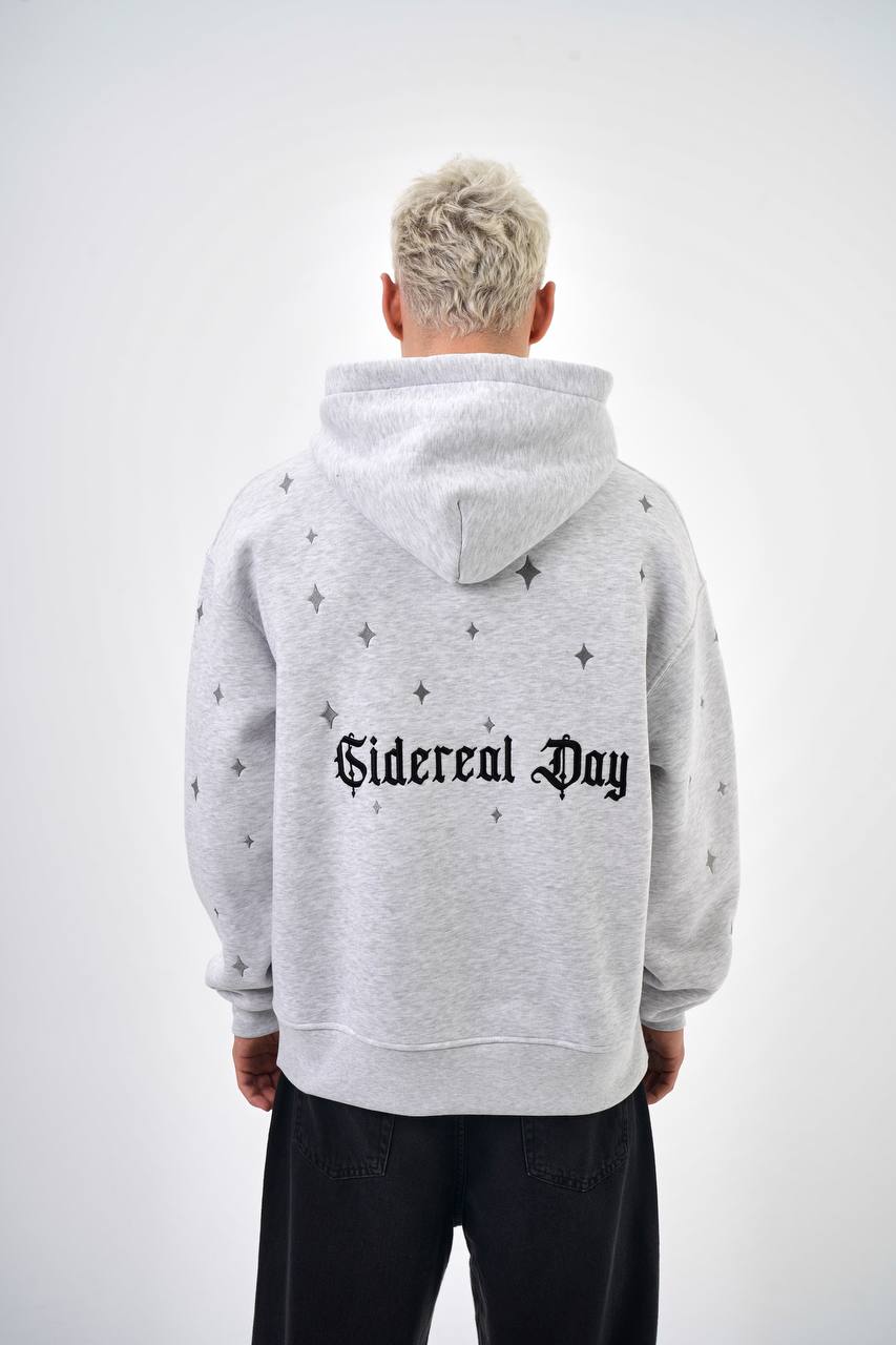HOODIE OVERSIZE GREY 5016