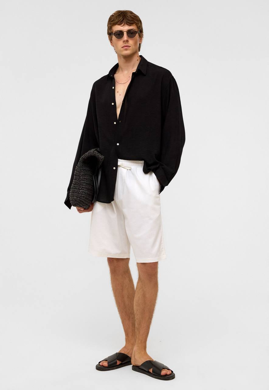 CHEMISE MARRAKECH BLACK 4026