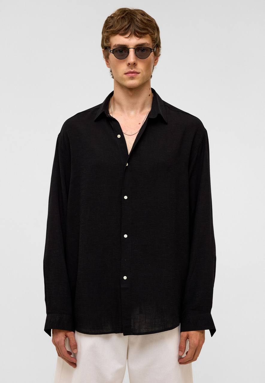 CHEMISE MARRAKECH BLACK 4026 - ZG PREMIUM