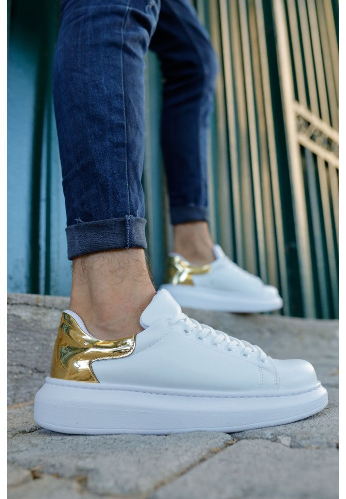 CHEKICH SNEAKERS WHITE/GOLDE CH259