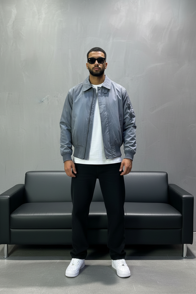 Vest homme Gris 5758