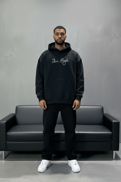 Hoodie Van Gogh Noir Oversize 5005 - ZG PREMIUM