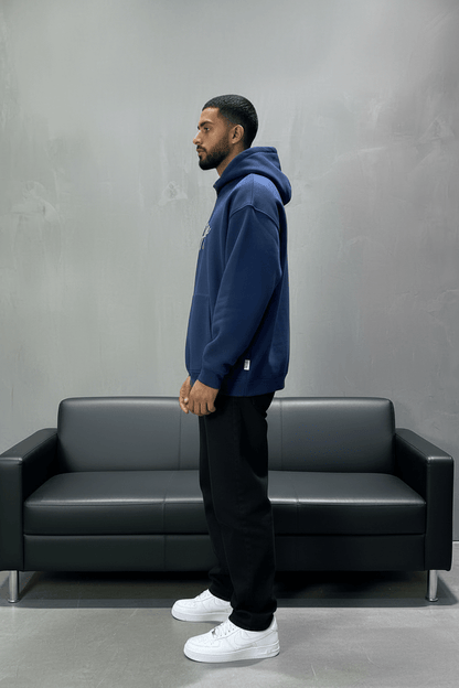 Hoodie Hope Bleu Marine Oversize 4968 - ZG PREMIUM