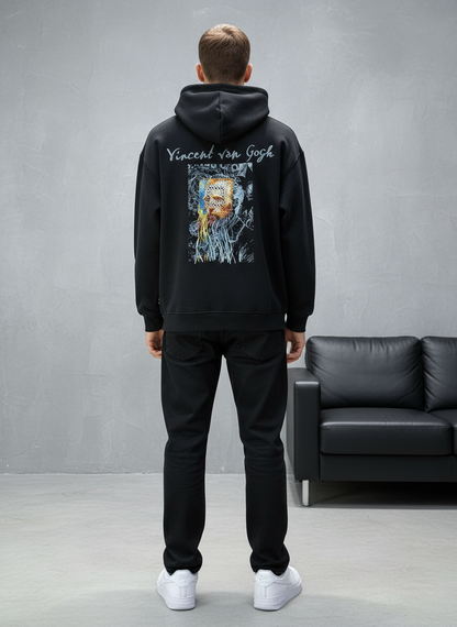 HOODIE SAW OVERSIZE BLACK 4973