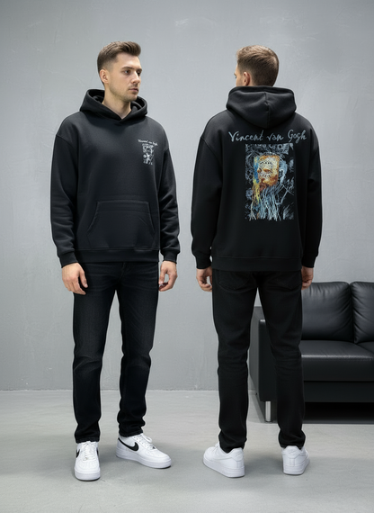 HOODIE SAW OVERSIZE BLACK 4973