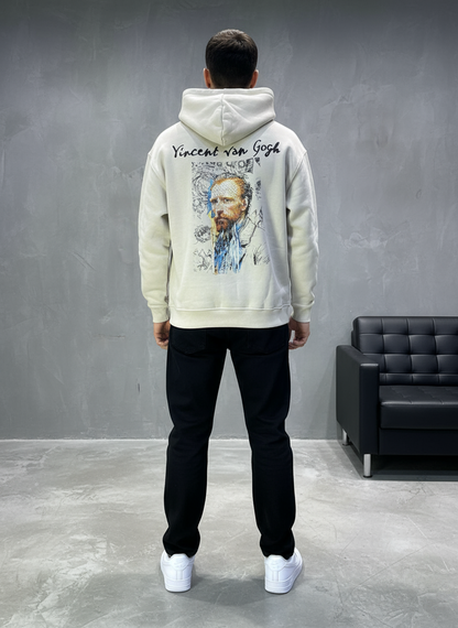 HOODIE SAW OVERSIZE BEIGE 4993