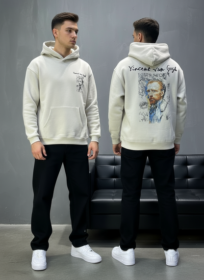 HOODIE SAW OVERSIZE BEIGE 4993