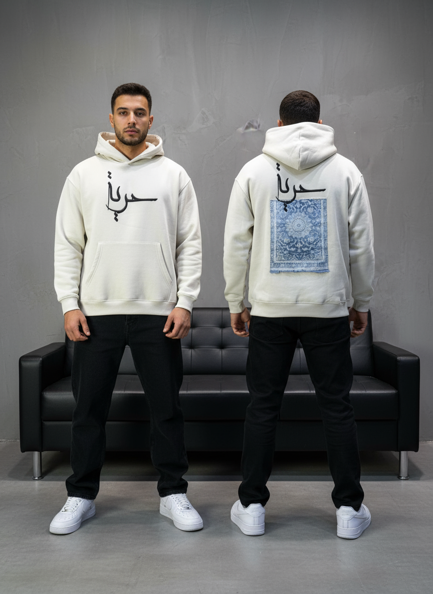 HOODIE SAW OVERSIZE BEIGE 4990