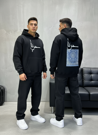 HOODIE SAW OVERSIZE BLACK 4990