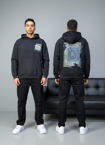 HOODIE SAW OVERSIZE BLACK 4997