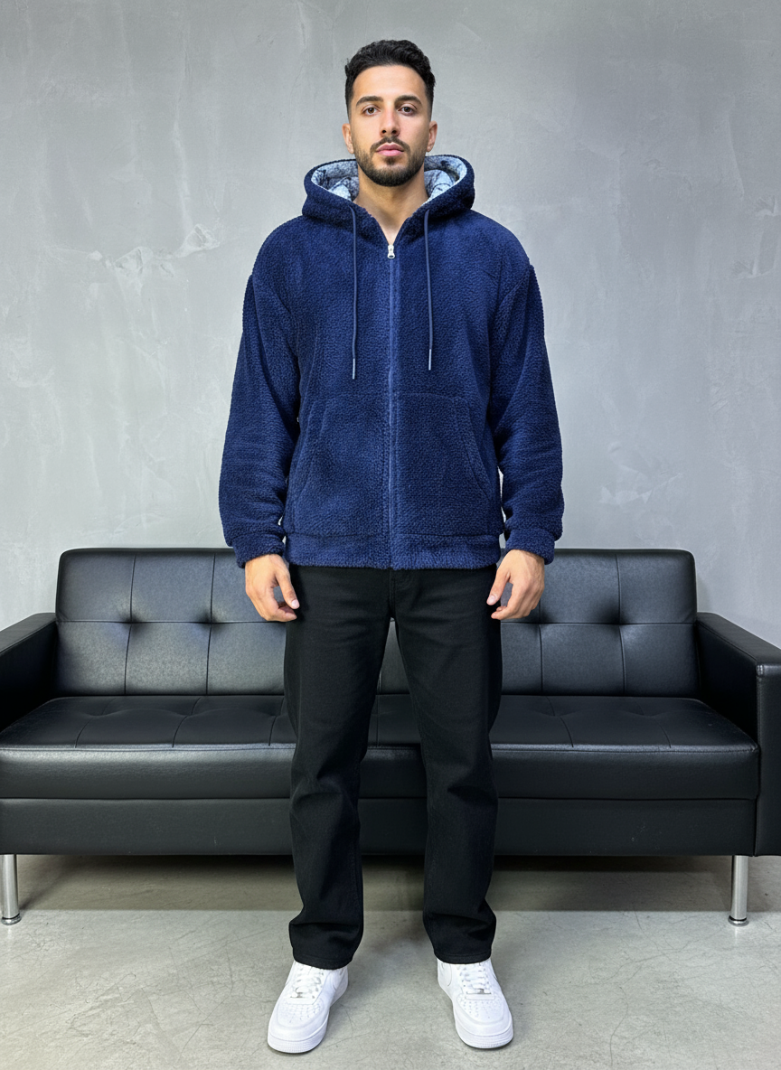 JACKET DOUBLE FAC OVER BLUE 4950