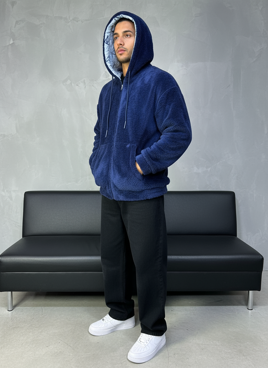 JACKET DOUBLE FAC OVER BLUE 4950