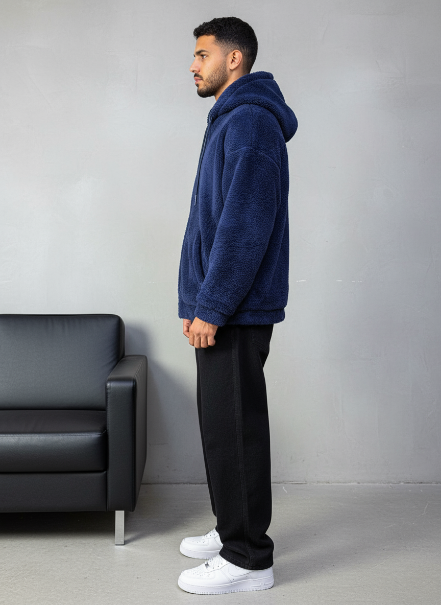 JACKET DOUBLE FAC OVER BLUE 4950