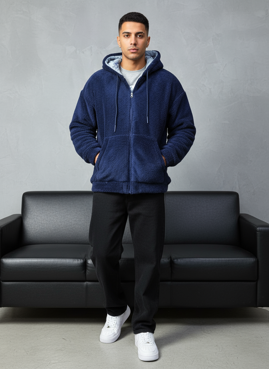 JACKET DOUBLE FAC OVER BLUE 4950