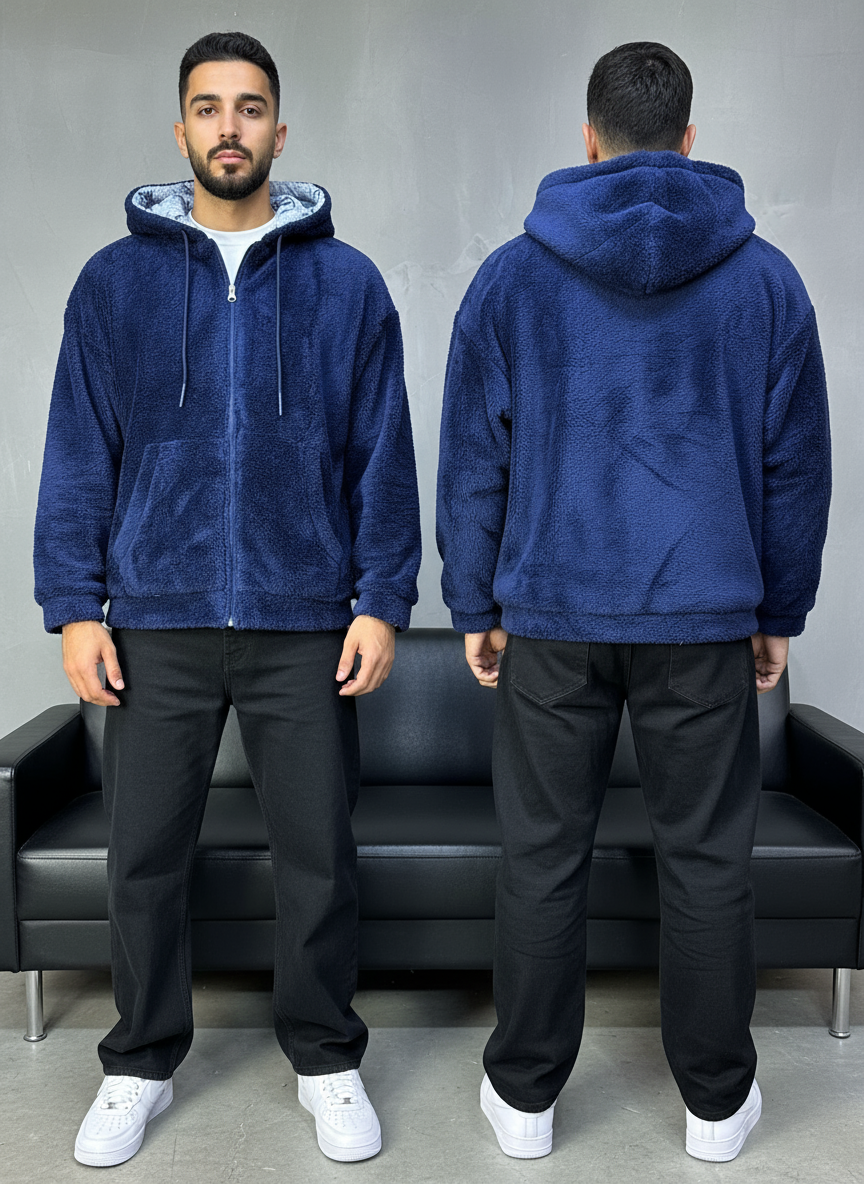 JACKET DOUBLE FAC OVER BLUE 4950