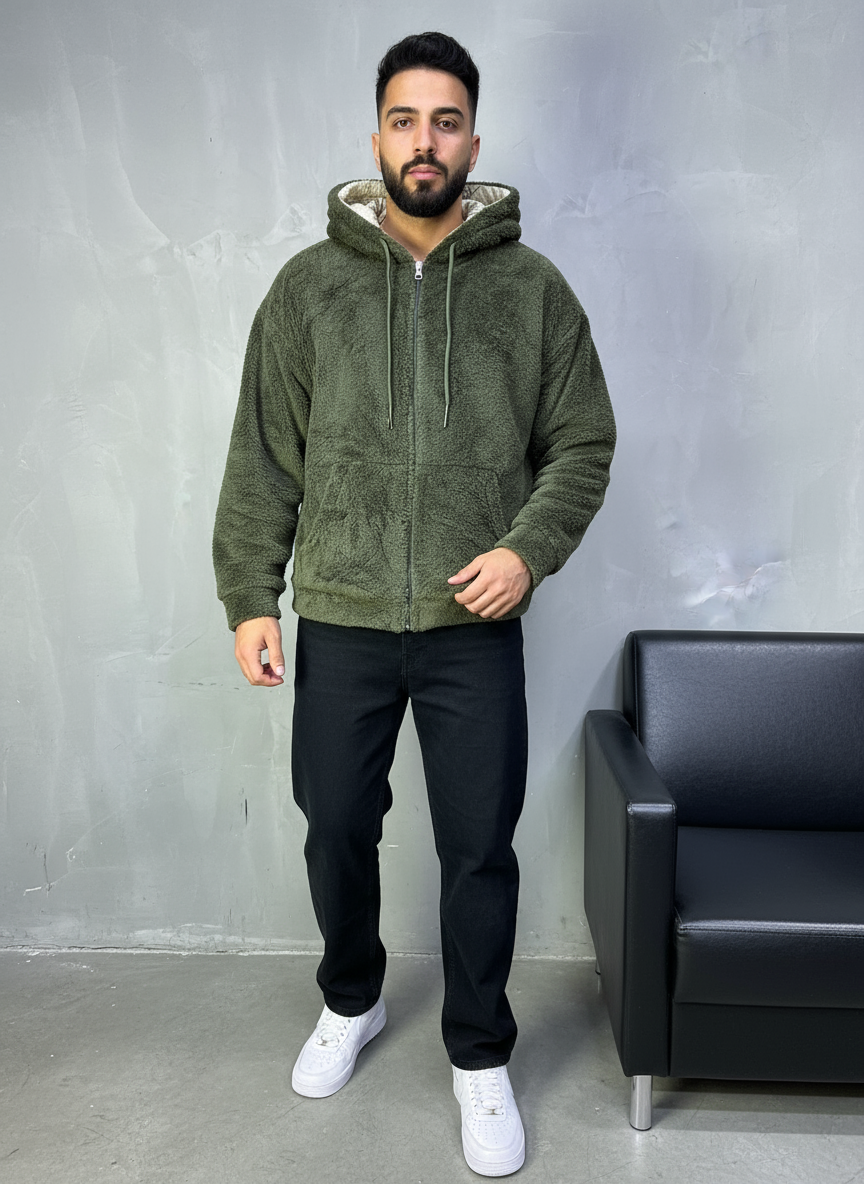 JACKET DOUBLE FAC OVER GREEN 4950