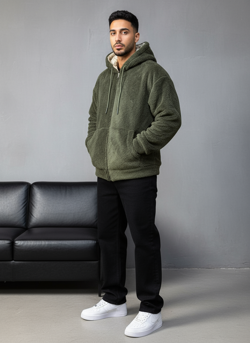 JACKET DOUBLE FAC OVER GREEN 4950