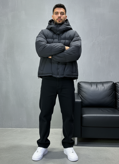 PUFFER JACKET OVERSIZE BLACK 5309