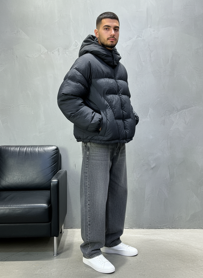 PUFFER JACKET OVERSIZE BLACK 5309