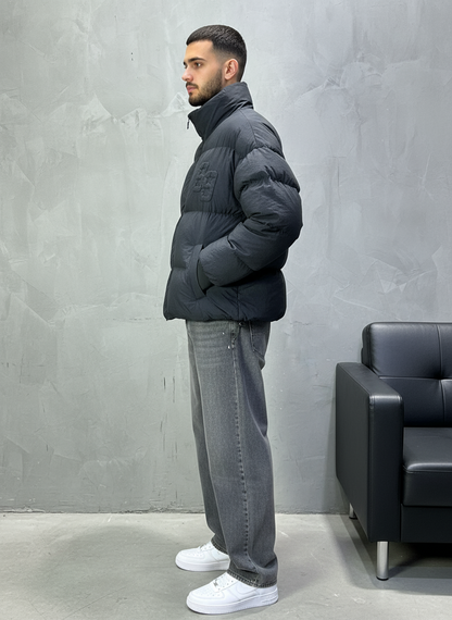 PUFFER JACKET OVERSIZE BLACK 3997