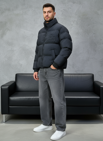 PUFFER JACKET OVERSIZE BLACK 3997