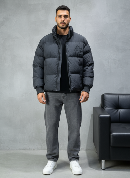 PUFFER JACKET OVERSIZE BLACK 3997