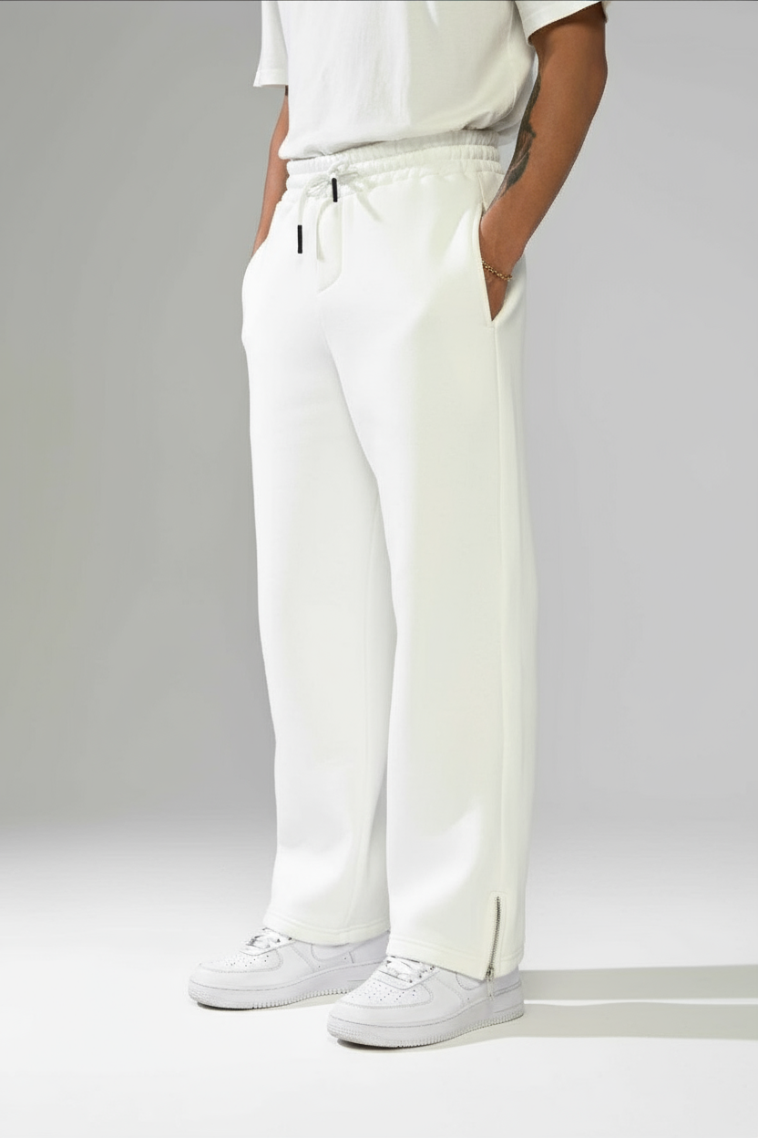 JOGGING BAGGY WHITE E03