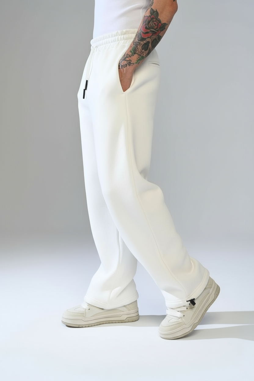 JOGGING BAGGY WHITE E01