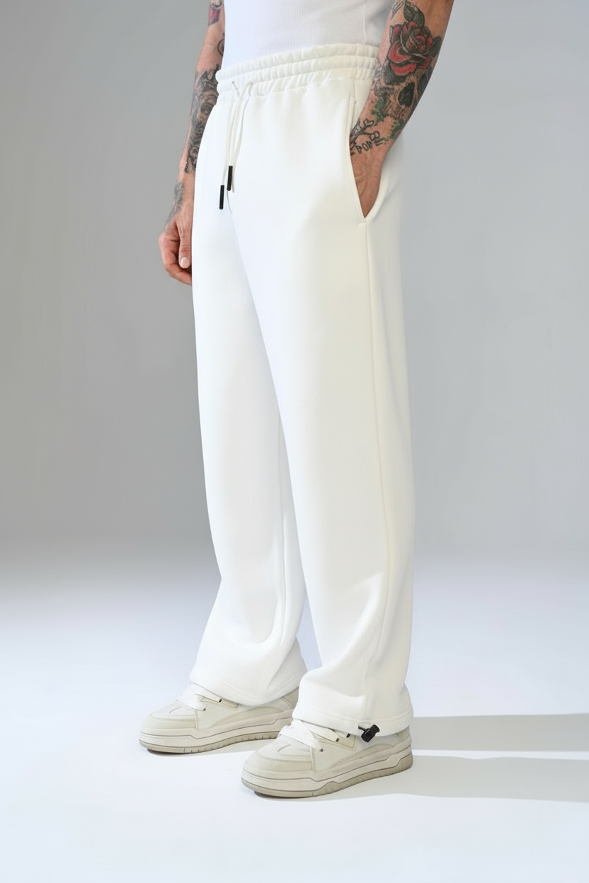 JOGGING BAGGY WHITE E01