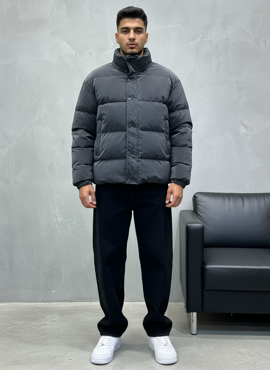 PUFFER JACKET BLACK 1068