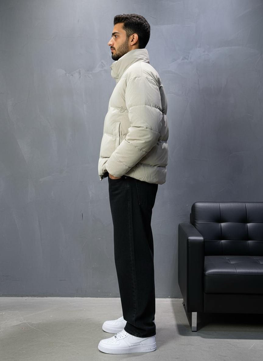 PUFFER JACKET BEIGE 1068