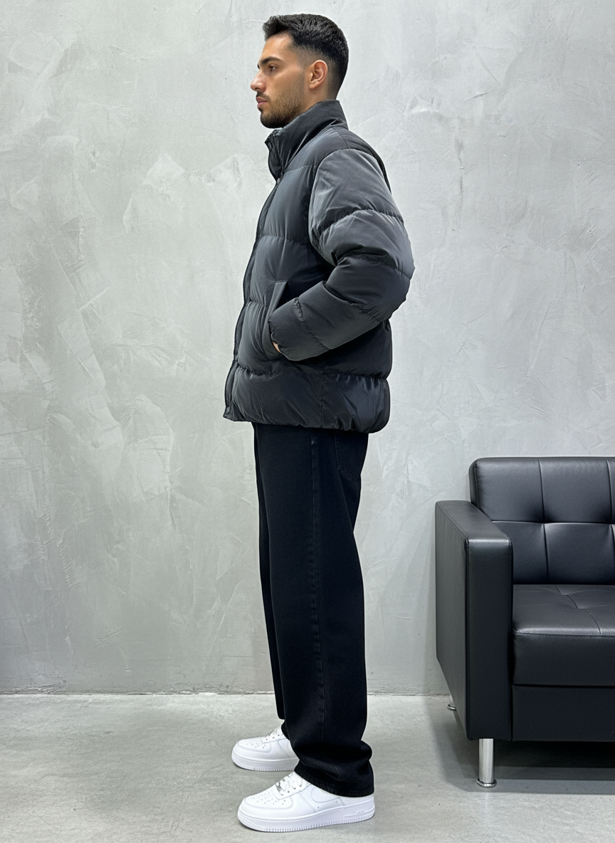 PUFFER JACKET BLACK 1041