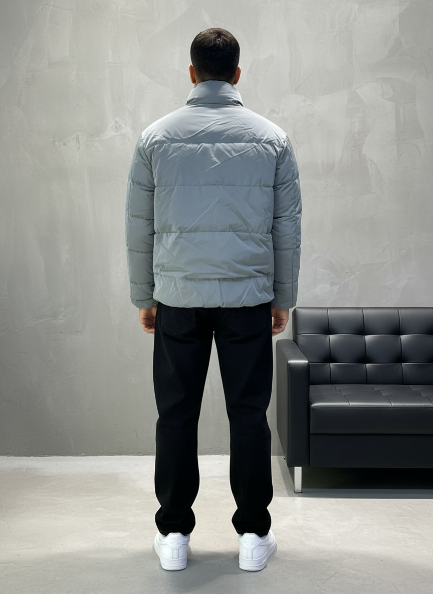 PUFFER JACKET GREY 1041