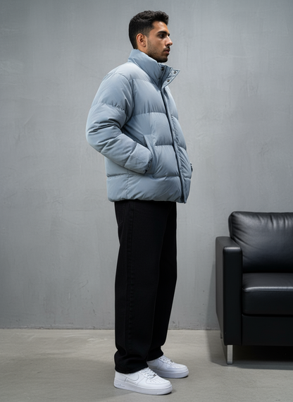 PUFFER JACKET GREY 1041