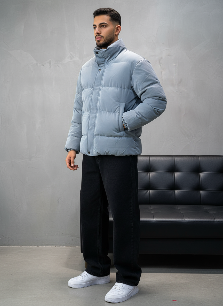 PUFFER JACKET GREY 1041