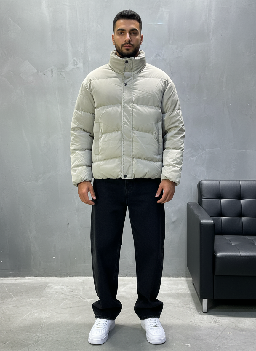 PUFFER JACKET BEIGE 1041