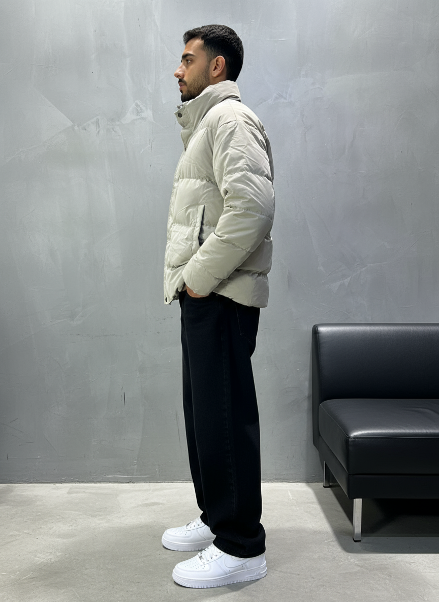PUFFER JACKET BEIGE 1041