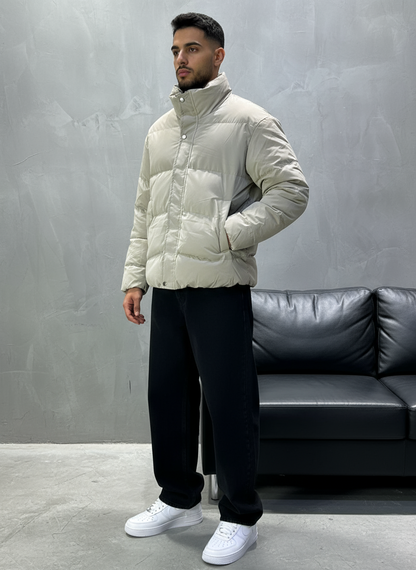 PUFFER JACKET BEIGE 1041