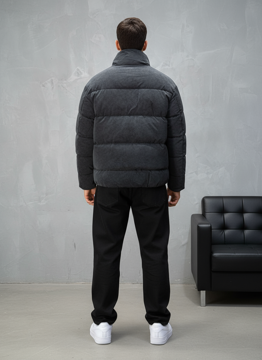 PUFFER JACKET BLACK 1056