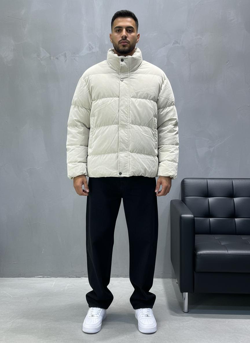 PUFFER JACKET BEIGE 1056