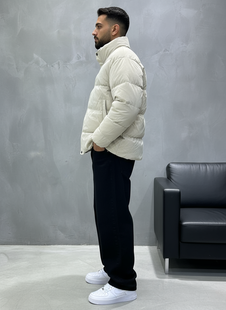 PUFFER JACKET BEIGE 1056
