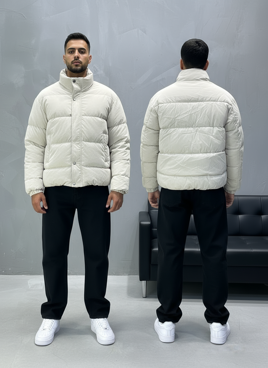 PUFFER JACKET BEIGE 1056