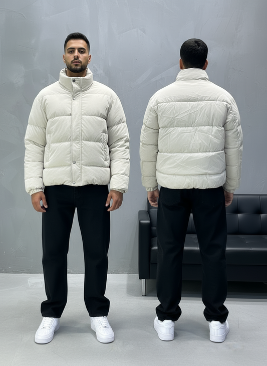 PUFFER JACKET BEIGE 1056