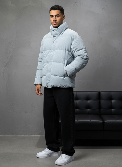 PUFFER JACKET GREY 1056