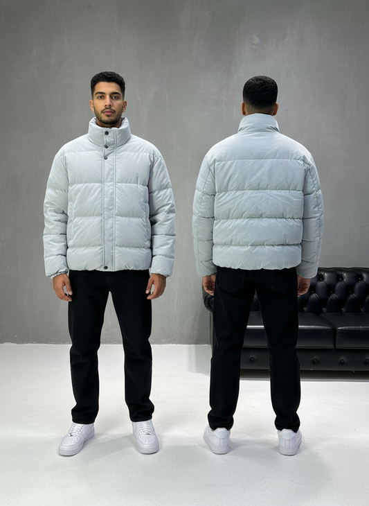 PUFFER JACKET GREY 1056
