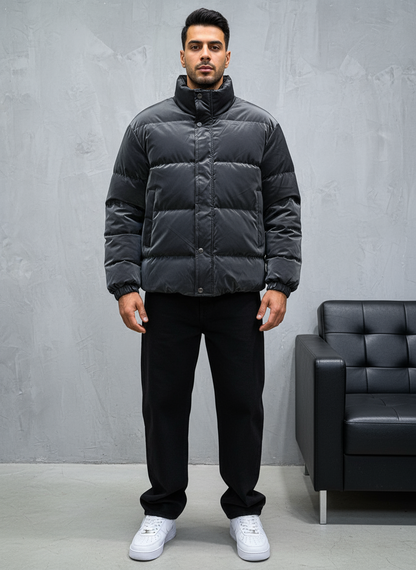 PUFFER JACKET BLACK 1041