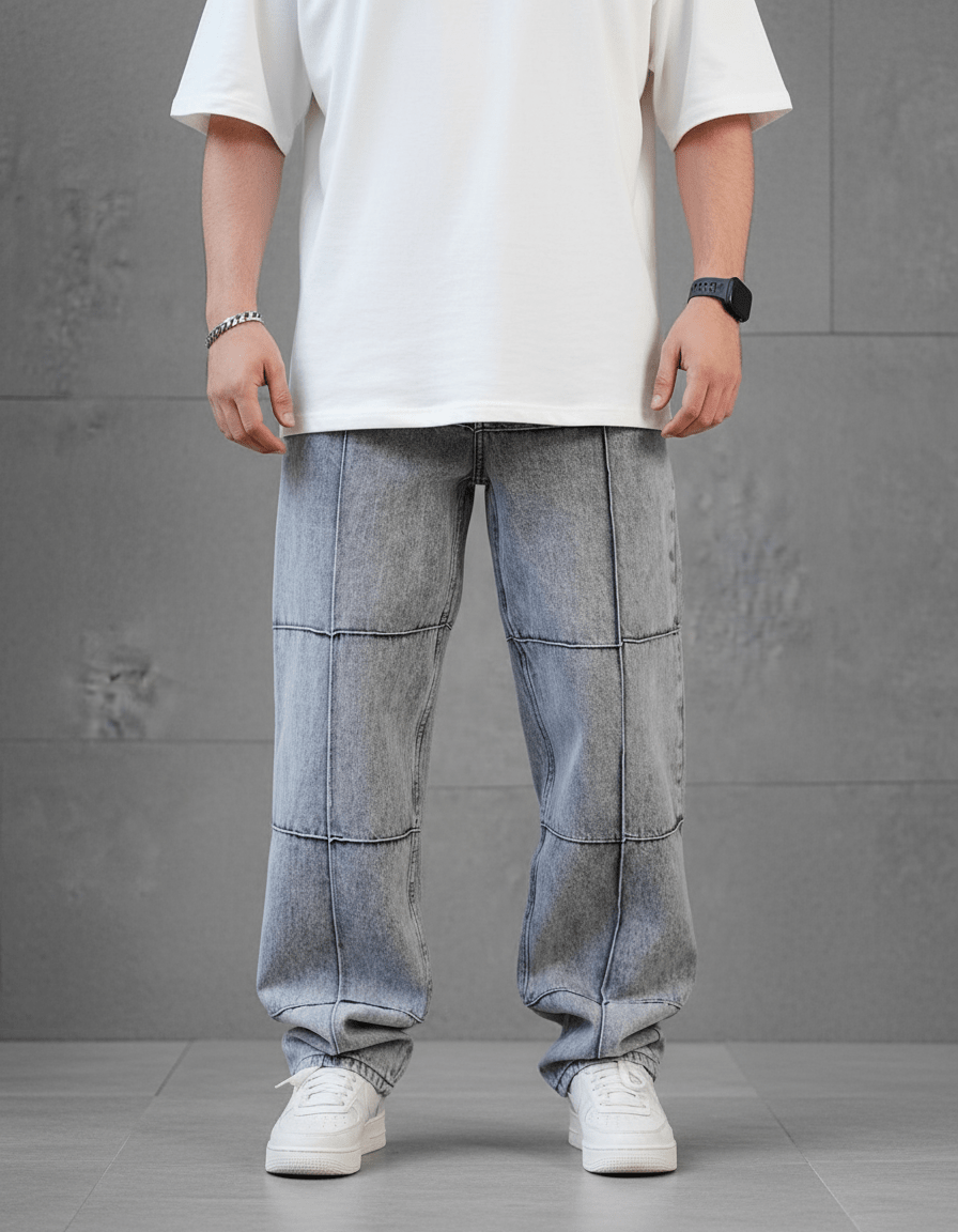 JEANS BAGGY GREY 3189 - ZG PREMIUM